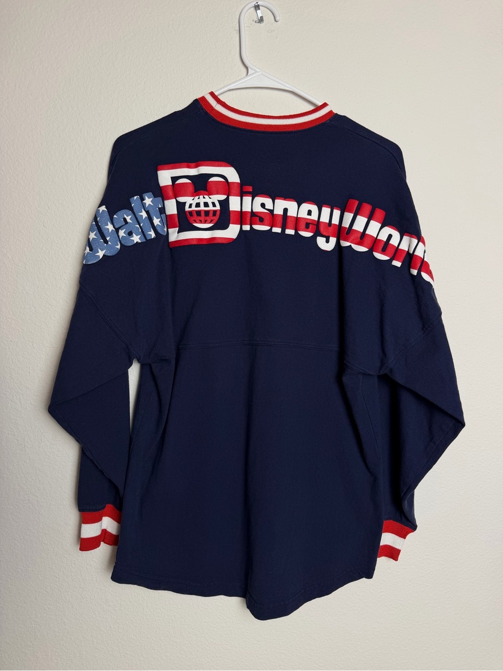 Disney spirit jersey USA Stars and Stripes blue XS